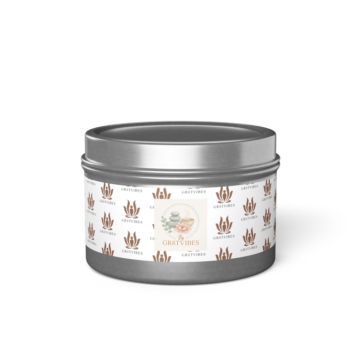 GR8TVIBES Scented Tin Candles for Home Decor, Aromatherapy Gift, Relaxation Candle, Eco-Friendly Candle, Spa Day Essentials