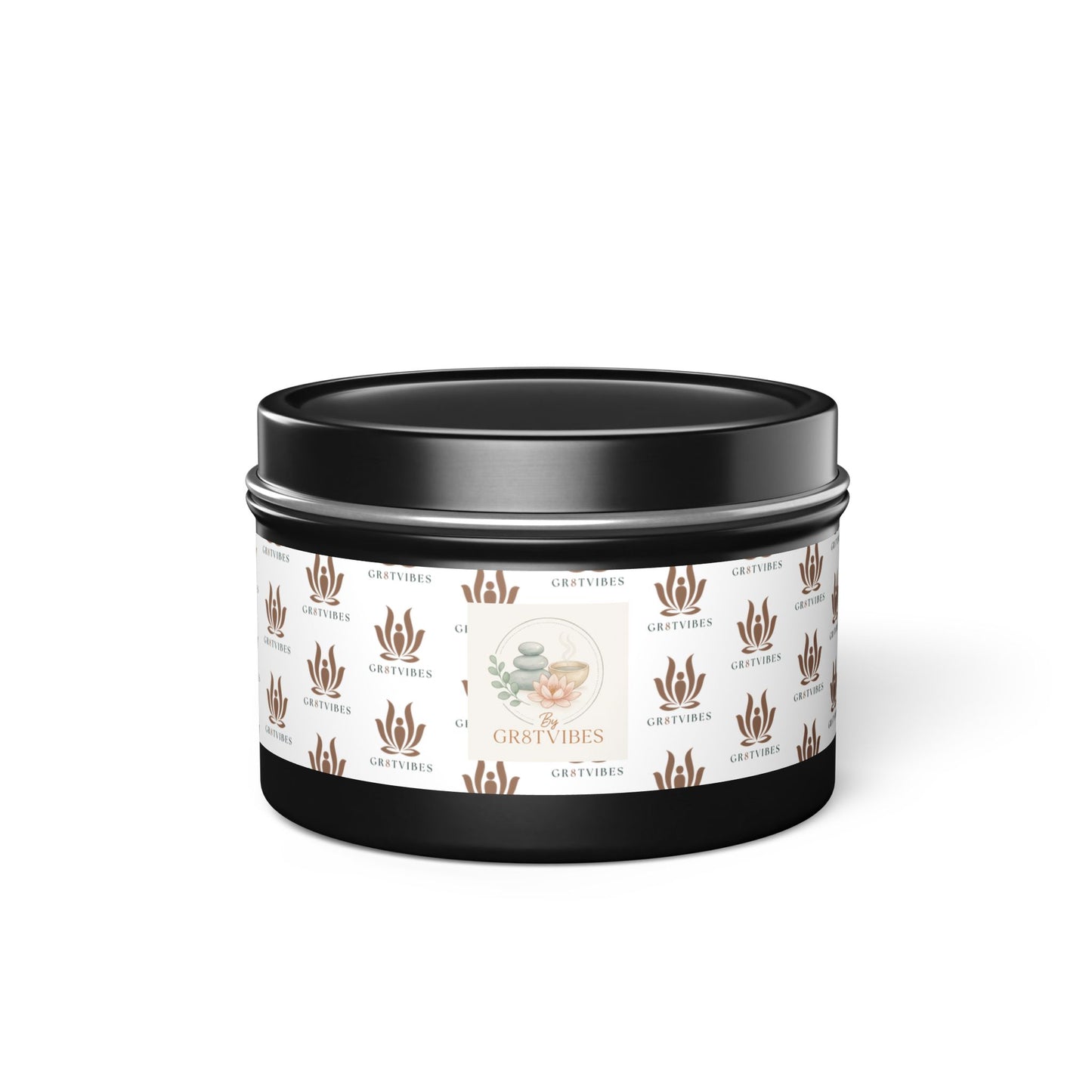 GR8TVIBES Scented Tin Candles for Home Decor, Aromatherapy Gift, Relaxation Candle, Eco-Friendly Candle, Spa Day Essentials