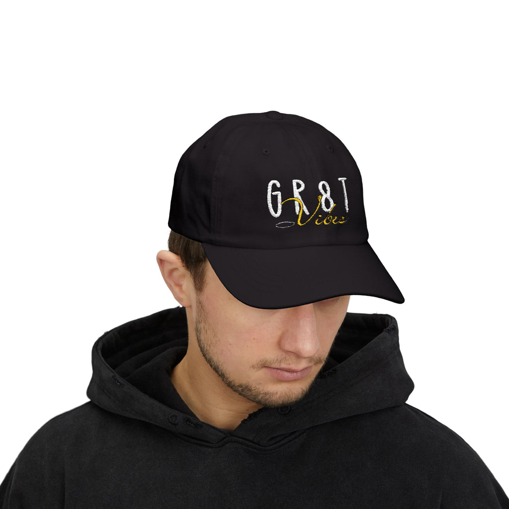 Dad Cap with GR8TVibes - Casual Summer Hat for Trendy Dads