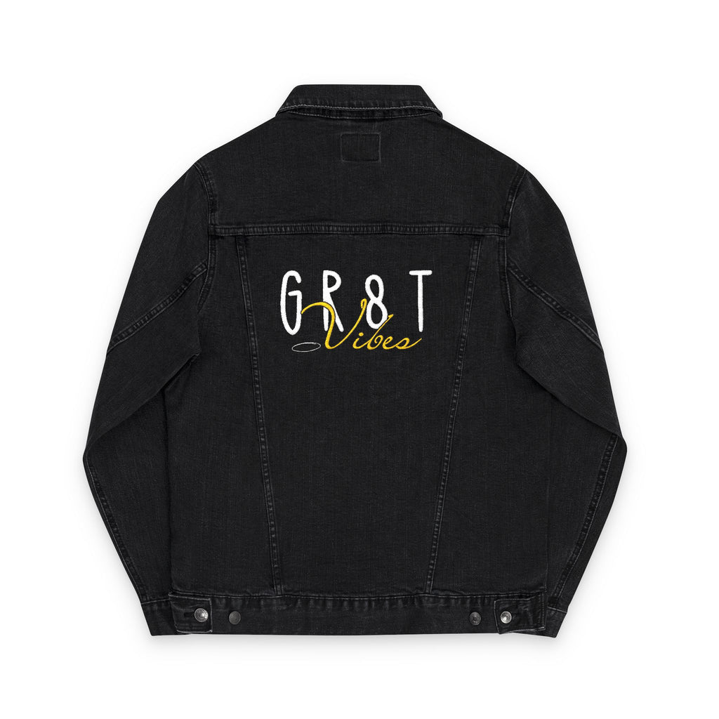 GR8TVibes Embroidered Denim Jacket