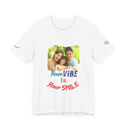 GR8TVibes Customized World Smile Day T-Shirt, Inspirational Tee, Family Gift, Summer Outfit, Everyday Wear, Motivational Apparel