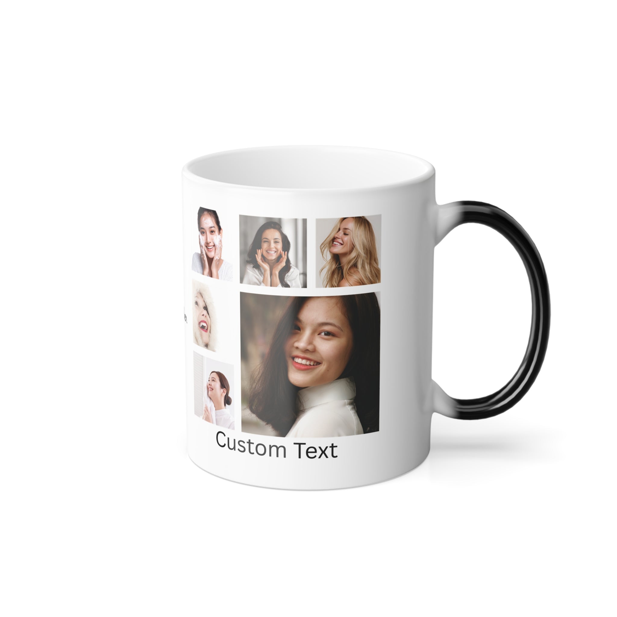 Color Changing Smile Mug, Customizable Gift for Friend, Warm Drink Lover, Mother's Day, Birthday, Coffee Mug