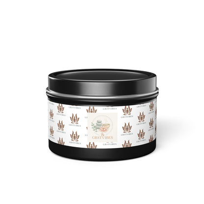 GR8TVIBES Scented Tin Candles for Home Decor, Aromatherapy Gift, Relaxation Candle, Eco-Friendly Candle, Spa Day Essentials