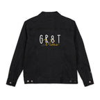 GR8TVibes Embroidered Denim Jacket