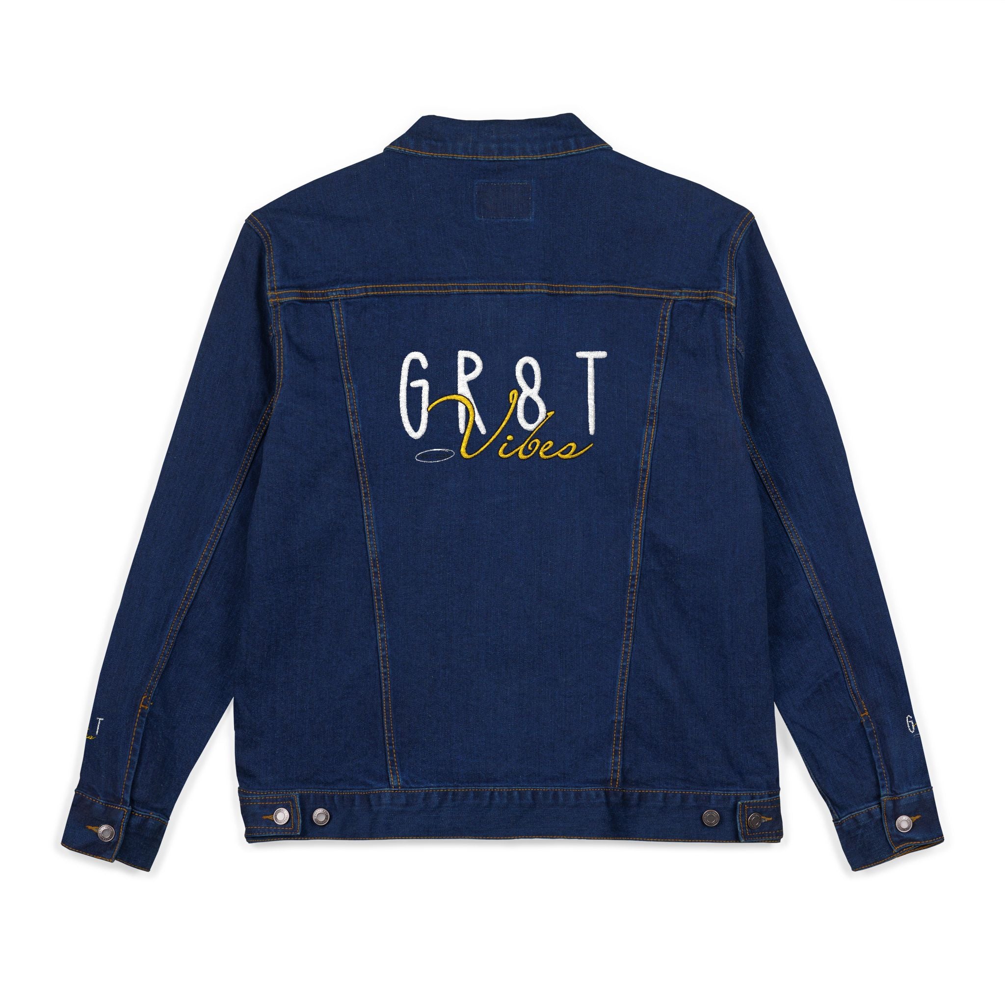 GR8TVibes Embroidered Denim Jacket
