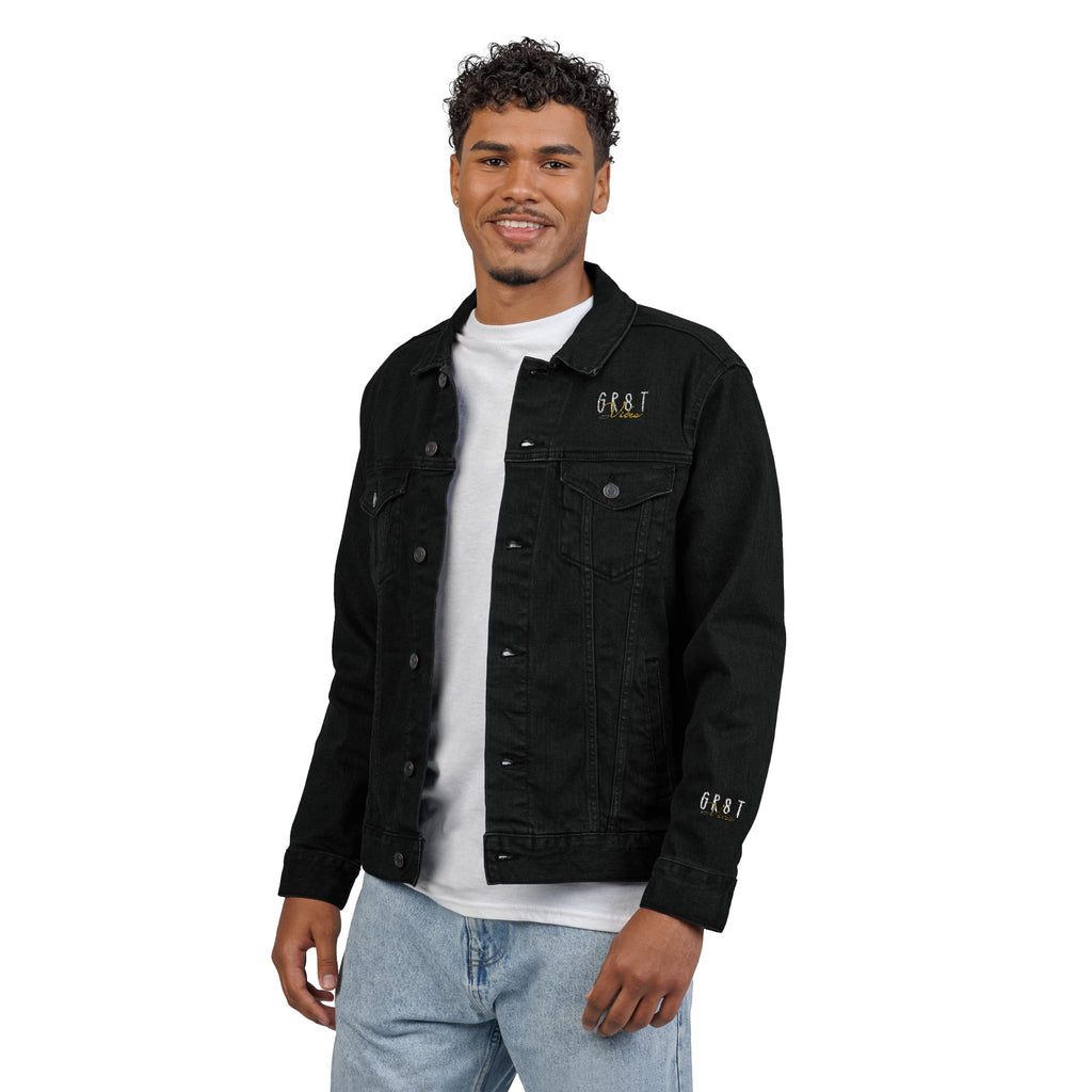 GR8TVibes Embroidered Denim Jacket