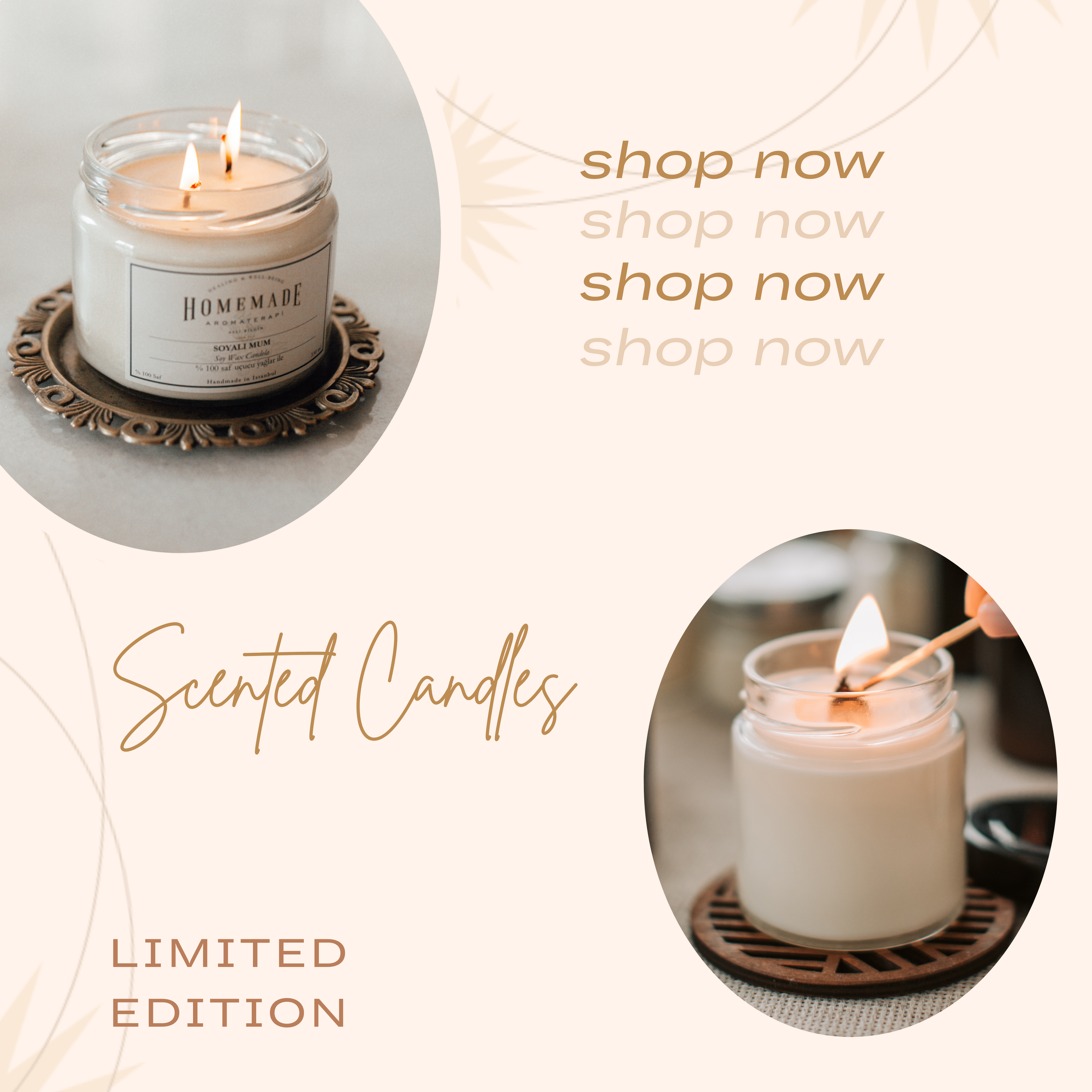 GR8TVibes Scented soy candle