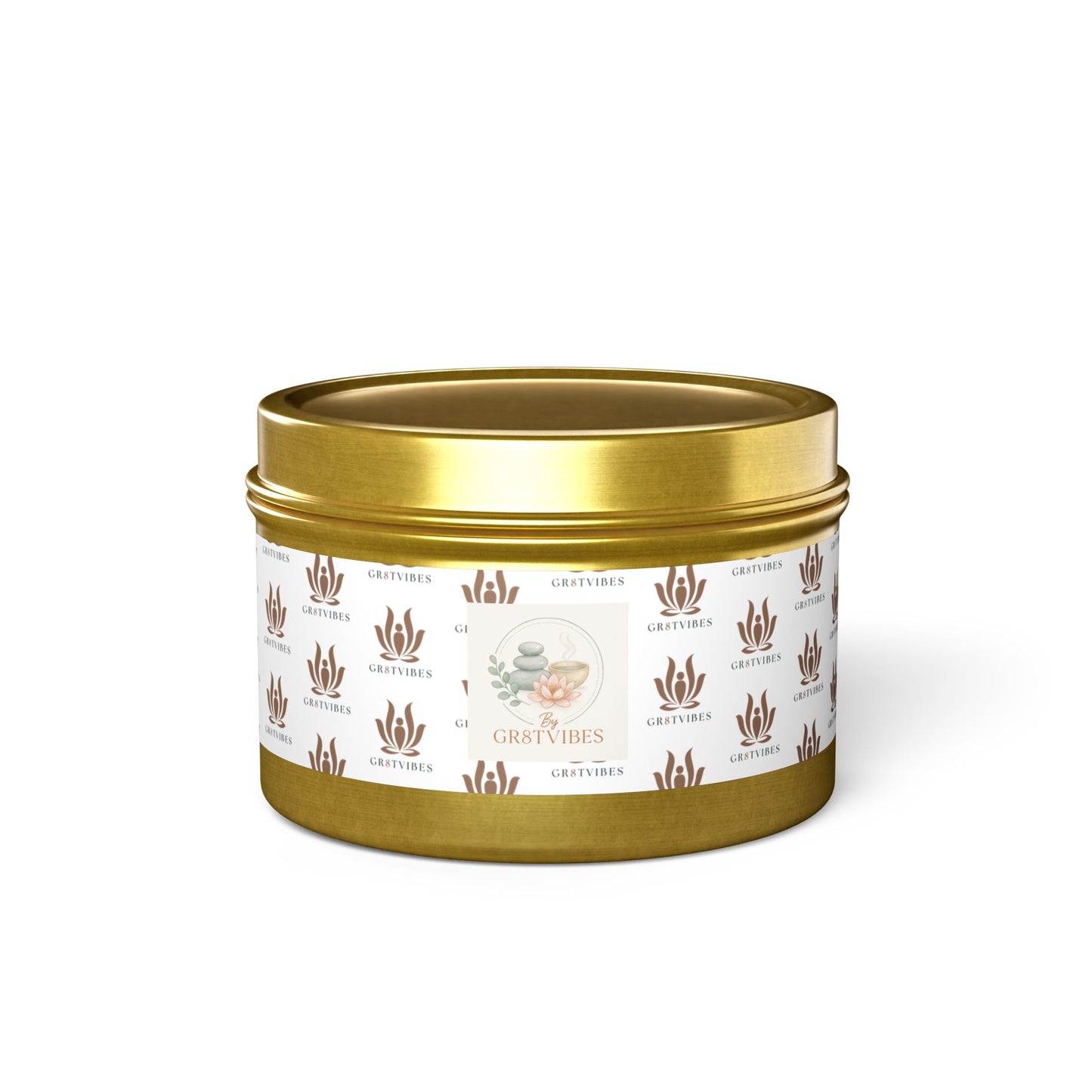 GR8TVIBES Scented Tin Candles for Home Decor, Aromatherapy Gift, Relaxation Candle, Eco-Friendly Candle, Spa Day Essentials